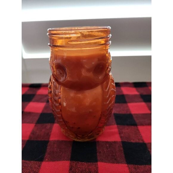 Owl Pumpkin Candel - Picture 1 of 5